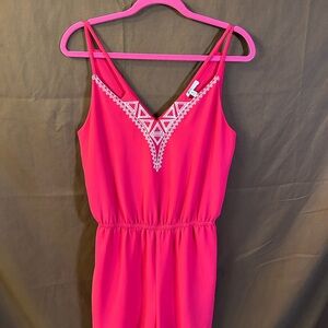 Hot Pink Women’s One Piece Romper